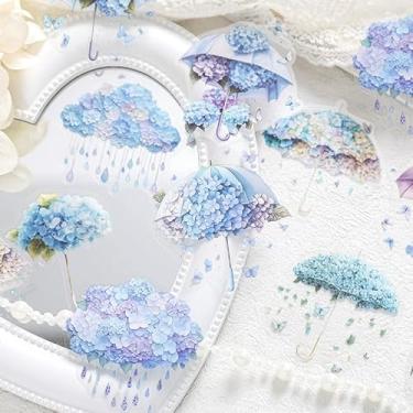 Imagem de 120 peças de adesivos de guarda-chuva para scrapbooking, guarda-chuva, autoadesivos, transparentes, à prova d'água, pacote de adesivos para lixo, diário, garrafas de água, telefone, laptop, scrapbook