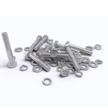 Imagem de KIT 10 PARAFUSOS MEIA ROSCA PARCIAL SEXTAVADO INOX M8*50mm - CJFIX