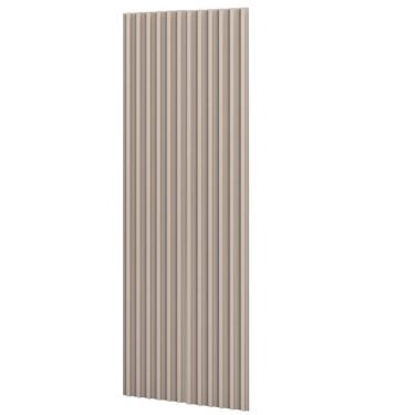 Imagem de Painel Ripado De Madeira Para Sala Quarto 89x250cm Bairon D03 Fendi - Lyam Decor