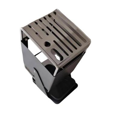 Imagem de Ｂｅｓｇａ de facas, vários compartimentos, fácil de limpar, suporte de armazenamento de aço inoxidável, escorredor de pratos, suporte para facas de, Cinza