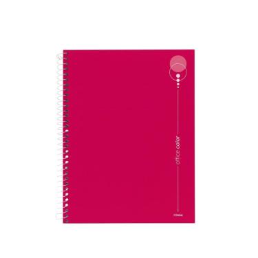 Imagem de Caderno Universitario 1 Materia Office Color Foroni Rosa