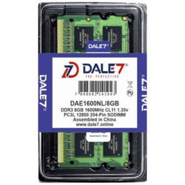 Imagem de Memória Dale7, 8GB, 1600Mhz, DDR3L, Notebook, 1.35v
