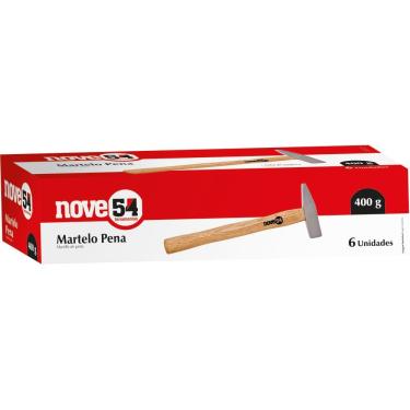 Imagem de Martelo Pena 800g Aço Forjado Cabo Madeira - Nove54