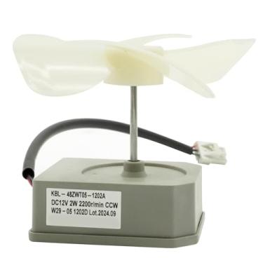 Imagem de Saihisday KBL-48ZWT05-1202A DC12V 2200RPM Conjunto de motor de ventilador de evaporador de geladeira, substituição para Frigidaire Magic Chef Omar, substitui 5304518492 3059900004