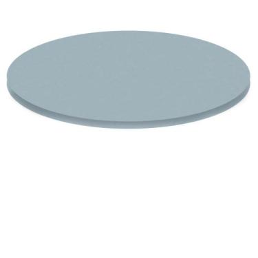 Imagem de Tampo Redondo 60 cm (Largura) P25 Pandin MDP 2,50 cm (altura) Cor Cinz