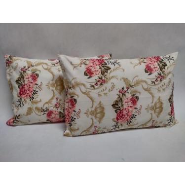 Imagem de par de fronha 100% algodão percal 140 fios com ziper - Donna Hellena, 