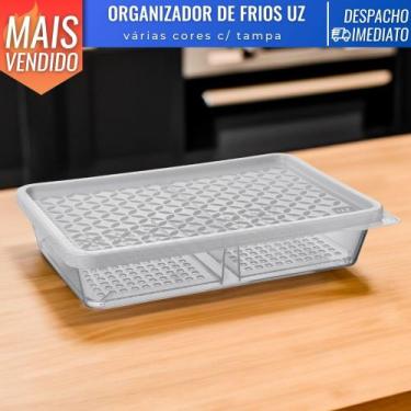 Imagem de Pote Organizador De Frios Transparente C/ Tampa Tapoer Plástico Gelade