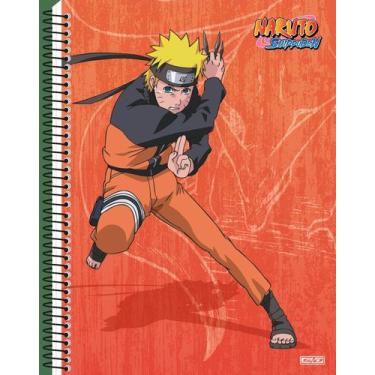Imagem de Caderno São Domingos universitário Naruto espiral 160 folhas
