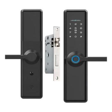 Imagem de Fechadura Digital Biometria Digital Touch Senha C/ Macaneta - TWG