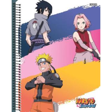 Imagem de Caderno São Domingos universitário Naruto espiral 160 folhas