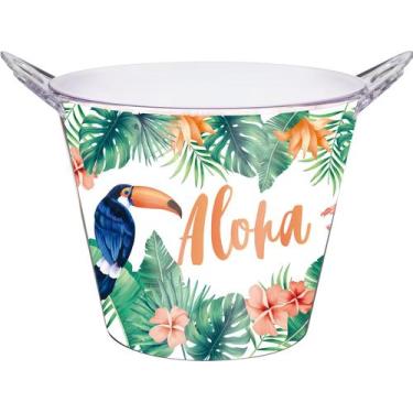 Imagem de Balde Beer para Gelo com Abridor na Alça Modelo Aloha Boccati 26764