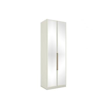 Imagem de Modulado de Quarto Guarda Roupa MC04 Seletto c/ 2 Portas c/ Espelho e 3 Gavetas Areia - Henn
