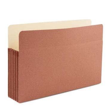 Imagem de Bolsos de arquivo expansíveis Staples 418343, tamanho legal, pacote co