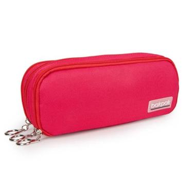 Imagem de Estojo Escolar Juvenil 3 Divisorias Bakpak Unissex Liso 2024 - D'PRESE