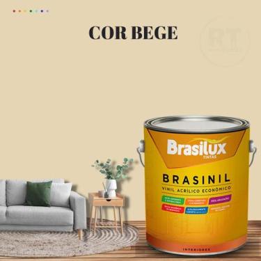 Imagem de Tinta Parede Bege Acrílica Brasinil  3,2l - BRASILUX , BEGE