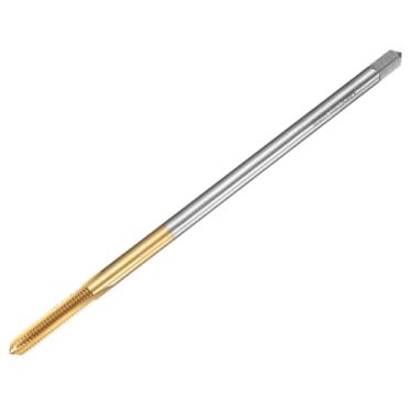 Imagem de uxcell Torneira de rosca métrica M6 x 1 H2 150 mm rosca reta rosca fresadora torneiras ferramenta de reparo de rosqueamento