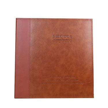 Imagem de Álbum de papel autoadesivo, álbum de recortes de personalidade da moda, álbum de recortes para armazenamento de fotos de casamento e aniversário de casamento
