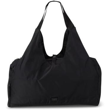Imagem de Reebok Bolsa feminina – Bolsa acolchoada leve para viagem, trabalho, viagens e uso diário, Lilith Black, One Size