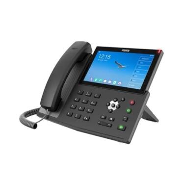 Imagem de Fanvil Telefone VoIP Android X7A, tela sensível ao toque colorida de 7 polegadas, 20 linhas SIP, Wi-Fi 802.11ac, Gigabit Ethernet de porta dupla, adaptador de energia não incluído