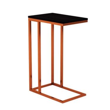 Imagem de Mesa Lateral de Apoio Canto Bronze - Ruffino Designer