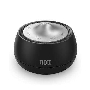 Imagem de Tigela de canto tibetana eletrônica portátil, 8 frequências de cura (396-963Hz), modo automático/manual, vibração e temporizador - Dispositivo de meditação recarregável USB-C para ioga, relaxamento