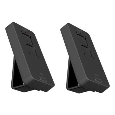 Imagem de 2X Kit 2X Controle Remoto Ppa Zap Pop 433Mhz Dupla Tecnologi