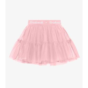 Imagem de Saia Infantil em Tule e Meia Malha Trick Nick Rosa, 8, Rosa