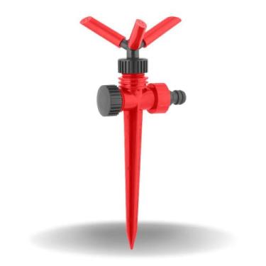 Imagem de Melhor Irrigador Giratório 360 Tipo Espiga Aspersor Agua Jardim Rosca 