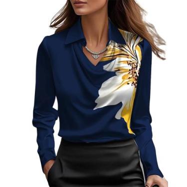 Imagem de Blusa feminina CORIRESHA elegante com gola alta e manga comprida em ce