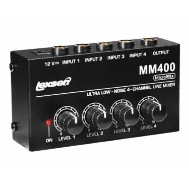 Imagem de Lexsen MM400 - Mixer Compacto 4 Canais - Instrumentos Musicais