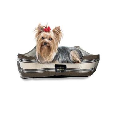 Imagem de Caminha Pet Cachorro & Gato- Impermeável- Acquablock- M - Marrom Listr