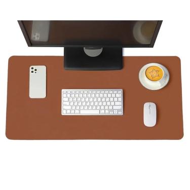 Imagem de Kit 10 mouse pad grande 100x48 antiderrapante marrom castor