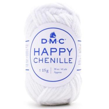 Imagem de Fio DMC Happy Chenille 15g - Amigurumi, 20 BRANCO