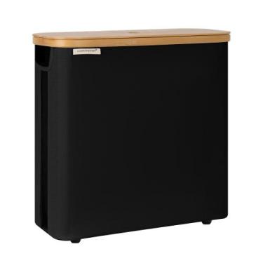 Imagem de Cesta de armazenamento de papel higiênico StorageWorks Large Black, 1 