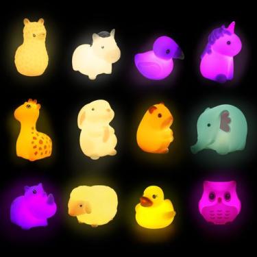 Imagem de Brinquedos de banho TOY Life Animals Light Up 12 unidades para criança