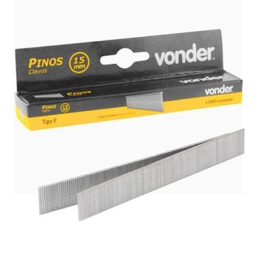 Imagem de Pinos Tipo F 15mm Vonder P/ Pinador GPE 916 e GPE 168 Caixa C/1000 - 2