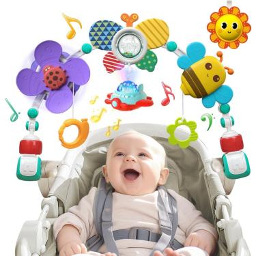 Imagem de Carrinho de bebê musical Arch Toys qesfir com música e animais