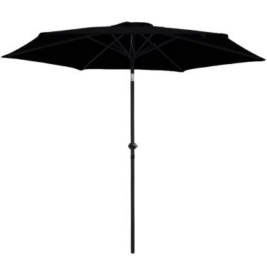 Imagem de Ombrelone Central Articulado de Alumínio 2,70 metros com Manivela Importway IWOBCA-270