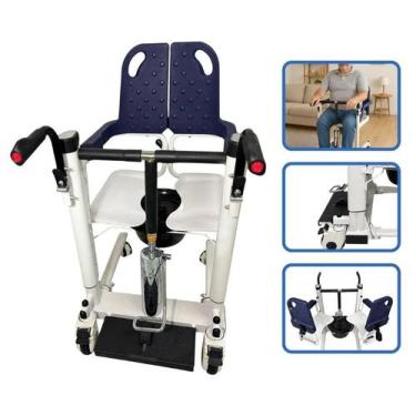 Imagem de Cadeira de Transferência E Banho Em Alumínio Leve e Segura Para idosos