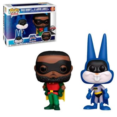 Imagem de Funko Pop Space Jam Bugs Bunny Batman & Lebron James Robin