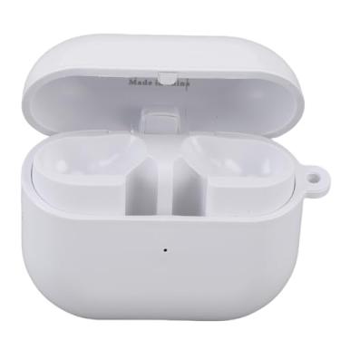Imagem de Zopsc Estojo de Carregamento Buds 3 Pro SM-R630, Carregador Portátil de 590mAh, Carregamento Rápido Sem Fio e Tipo C, Indicador de Energia LED, Capa Protetora (Branco)