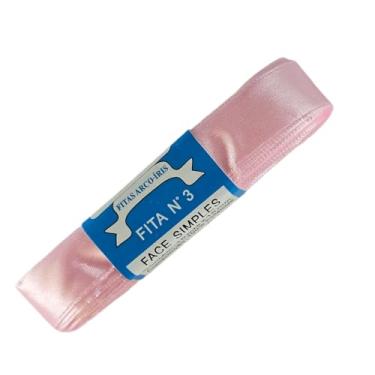 Imagem de TRADER, Fita De Cetim Trader 15mm N°3 Com 10 Metros, COR 43 ROSA CLARO