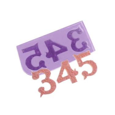 Imagem de Molde de Números Decorados ( 3-4-5 ) - GMEZN1121 -  Prime Chef