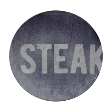 Imagem de Prato Raso Tramontina Churrasco Stone Em Porcelana Decorada 28 Cm Tramontina