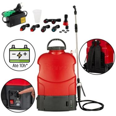 Imagem de Pulverizador Costal A Bateria De Lítio Branco Bpc20bl 6 Bicos