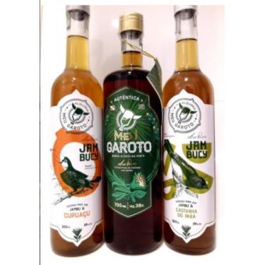 Imagem de Kit Cachaças Meu Garoto Tradicional + Castanha + Cupuaçu