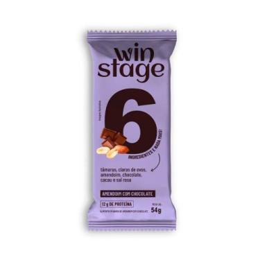 Imagem de Barra de Proteína Amendoim com Chocolate Winstage  45g