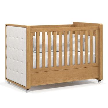 Imagem de Berço Americano Tutto New Freijó Capitonê New Boucle - Matic