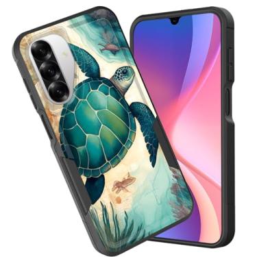 Imagem de CICPLKSE Capa para Galaxy A17 5G, camada dupla, híbrida, à prova de choque, rígida, policarbonato macio, TPU (poliuretano termoplástico), capa protetora para Samsung Galaxy A17 5G 6,7 polegadas 2025
