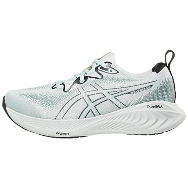 Imagem de ASICS T nis de corrida masculino Gel-Cumulus 25, gua-marinha pura/branco, 7.5